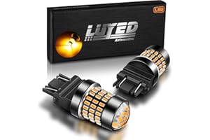 LUYED 3157 LED Bulb Turn Signal Lights Amber Yellow 1800 Lumens Super Bright 3056 3156 3057 3157 LED Bulbs with Projector for