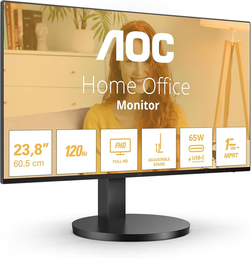 AOC 27B3CF2 27 inch FHD IPS USB-C 65W HDR 100Hz Speakers VESA