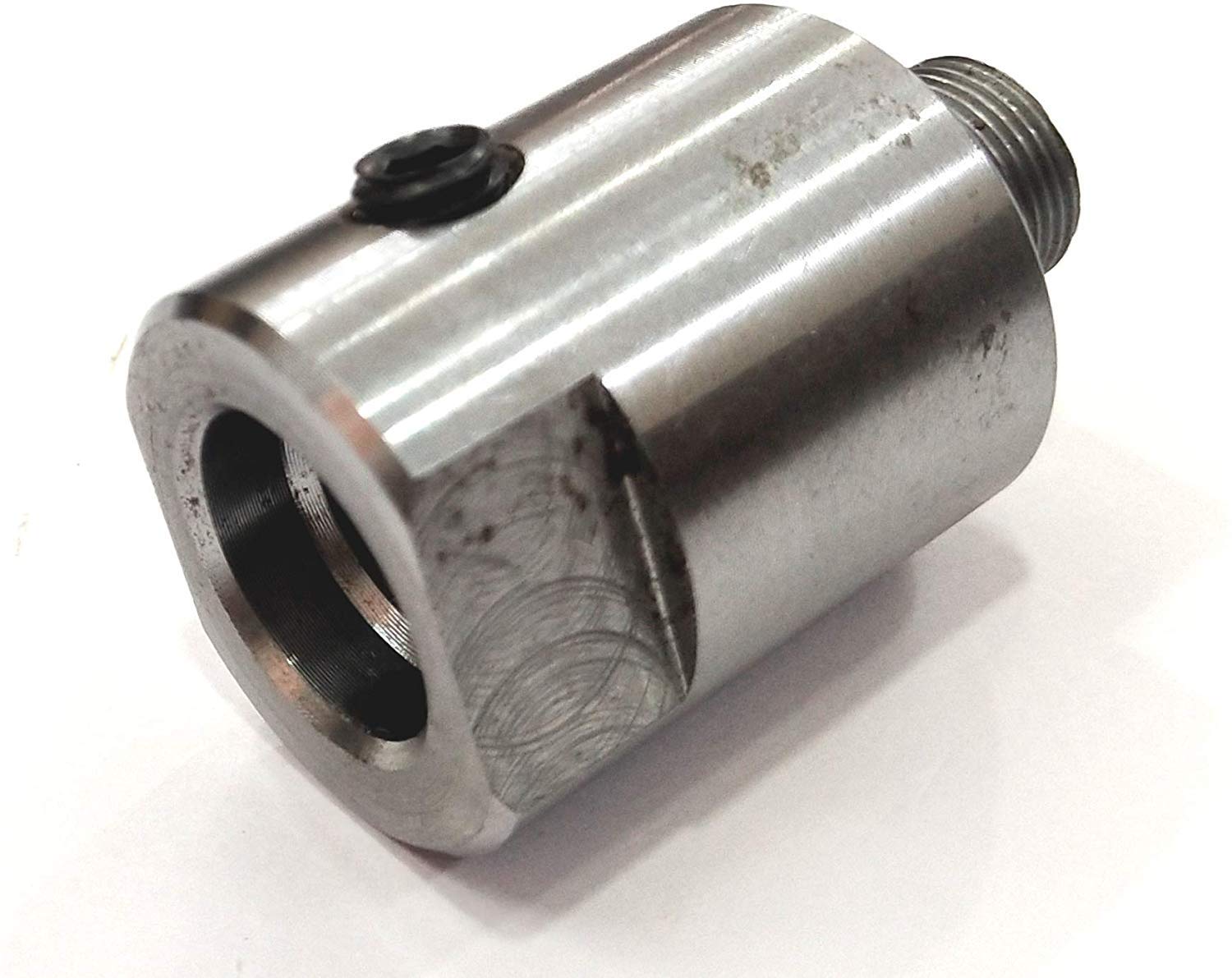 Lathe Spindle Adapter Fits Shopsmith Mark V 5/8" Spindle to Threaded Chuck ((M12 x 1 Thread Chuck-ONLY Adaptor))