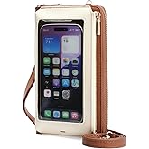 GOIACII Phone Purse Crossbody Bags for Women Small Travel Wallet Touch Screen RFID Blocking
