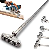16in Positioning Calipers for Circular Saw, Stainless Steel Rip Cut Circular Saw Guide with 5 bearings, Adjustable Positioning Calipers for Precise Measurements &amp; Easy Wood Cutting