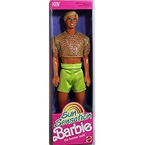 ken doll gold mesh shirt