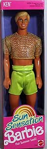 Barbie Sun Sensation KEN Doll - Hot Summer Look! (1991)