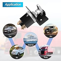SUNMORN Battery Disconnect Switch, 500A Large Heavy