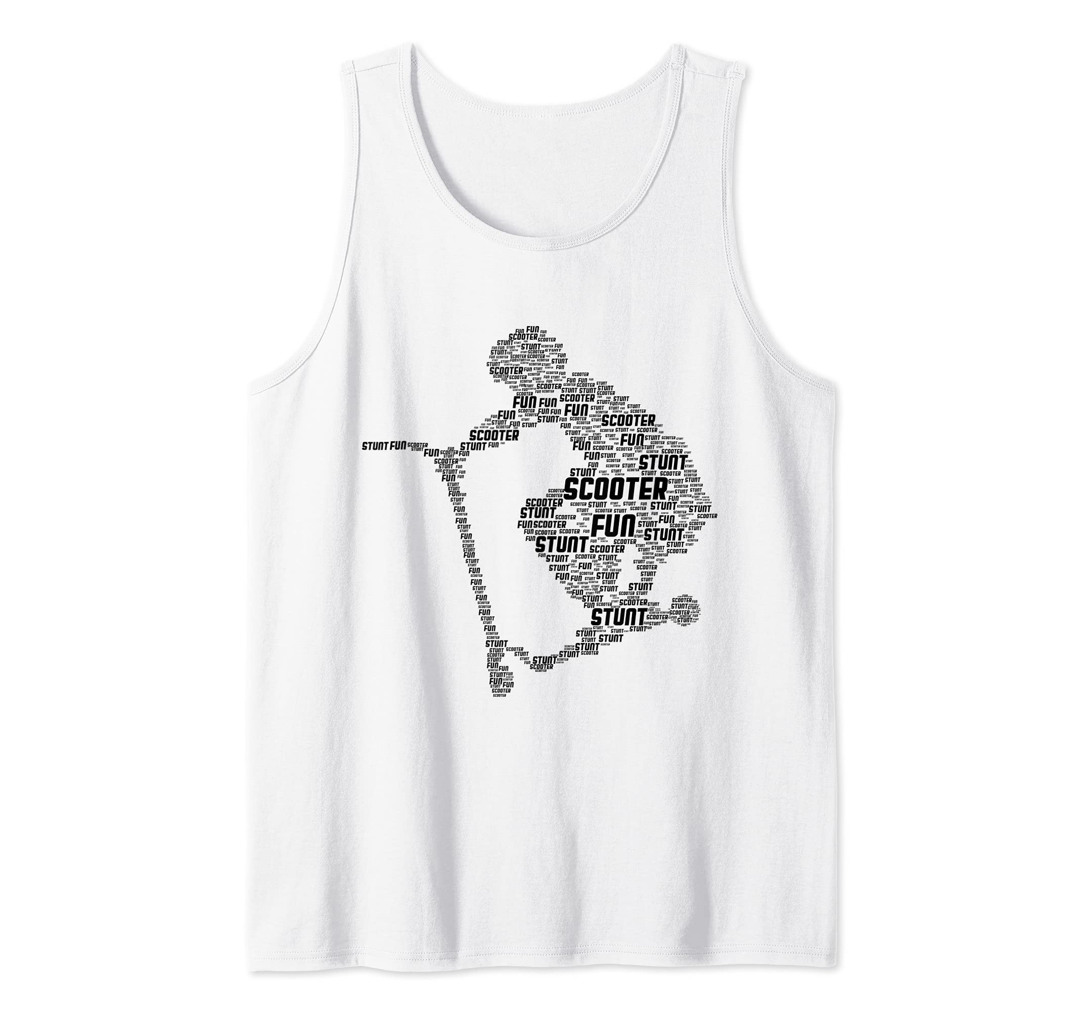 Scooter Stunt Tricks E-Scooter Rider Boys Youth Kids Tank Top