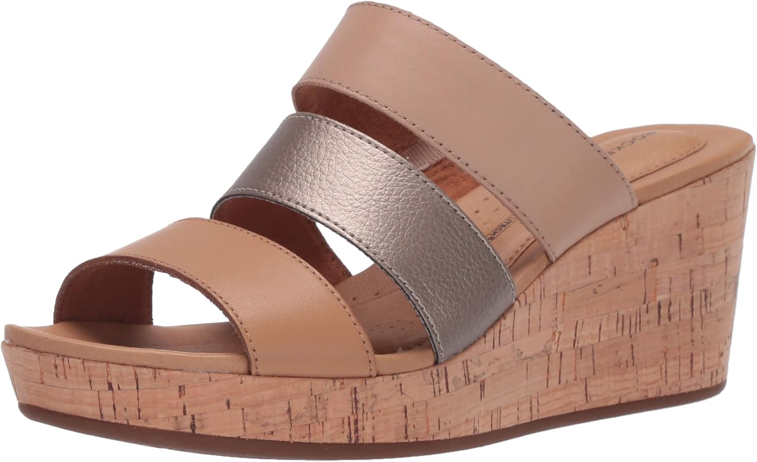 rockport black wedges