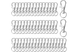 ZOLOAJAY Swivel Snap Hooks Premium Metal Lobster Claw Trigger Clasps for Lanyard Keychain Rings Bag Purse Tag Jewelry Making DIY Crafts