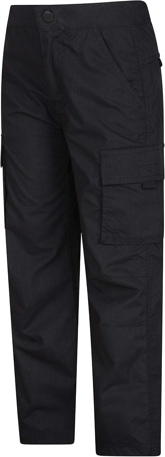 Mountain Warehouse Active Kids Trousers, Lightweight, Fast Drying All Season Pants, Shrink & Fade Resistant Casual Bottoms - Image 4