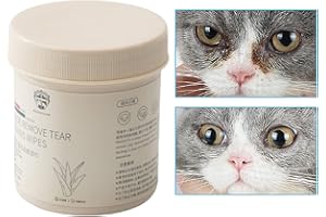 ZWMBYN Aloe Remove Tear Stain Wipes, Pet Eye Stain Remover Wipes for Dogs Cats, Natural Tear Eye Stain Solution 100 Count
