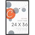 Cadre Photo Craig Frames 1WB3BK – Noir Mat, 30,5 X 45,7 Cm Avec Passe-partout, Ou 45,7 X 61 Cm Sans, Style Contemporain