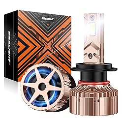 SEALIGHT High Power H7 LED Bulbs, 900% Brighter 1:1