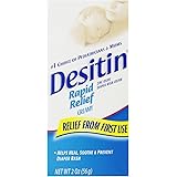 Desitin Rapid Relief Creamy Zinc Oxide Diaper Rash Cream, 2 Count