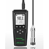 Coating Thickness Gauge Industrial-818 with External Probe &ndash; 0&ndash;197 mil (0&ndash;5000&mu;m) Fe / 0&ndash;120 mil (0&ndash;3000&mu;m) NFe, 0.001 mil Resolution, Factory/Zero/Multi-Point Calibration, Memory, PC Connectivity