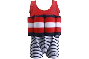 ELUCKFACE Baby Kids Floatation Suit Float One-Piece Swimwear Buoyancy for Girls Boys 1-8Years