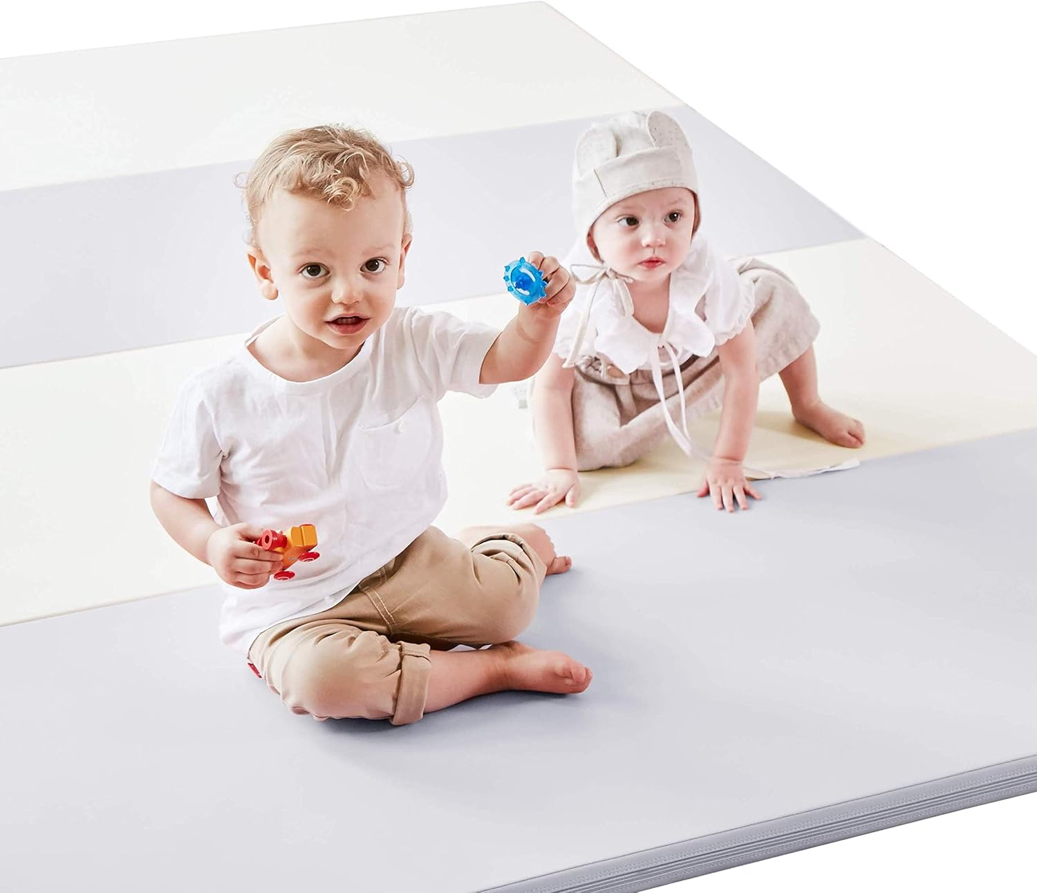 ALZIP Folding Baby Play Mat Perfect for Crawling, Tummy time and