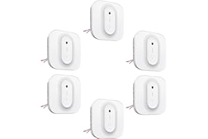 X-Sense Smoke Detector Carbon Monoxide Detector Combo Hardwired with Voice Location, Hardwired Interconnected Smoke and Carbon Monoxide Detector, Model XP02-AR, 6-Pack