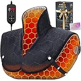InVarme Neck and Shoulder Heating Pad: 2X Graphene Extra Hot Max 160℉ for Faster Deeper Pain Relief - 4H Auto Shut Off for Home Office Use - Machine Washable - Gifts for Dad Grandpa Husband