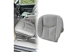 NLQR Front Driver Bottom Replacement Seat Cover Pewter Gray 922 Microfiber Leather Compatible with Chevy Silverado GMC Sierra Tahoe Suburban Avalanche Yukon XL 2003-2006
