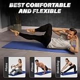 KK Yoga Mat 15mm Thick NBR Non-Slip with Carry Strap Black Blue Purple view 7