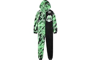 Get Trend One Piece Pajamas for Boys, Teens Fleece Loungewear Soft Jumpsuit Sleepwear Cozy Nightwear Gifts for Boys