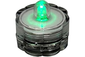 BlueDot Trading Submersible Tea Lights, Green, 96-Pack