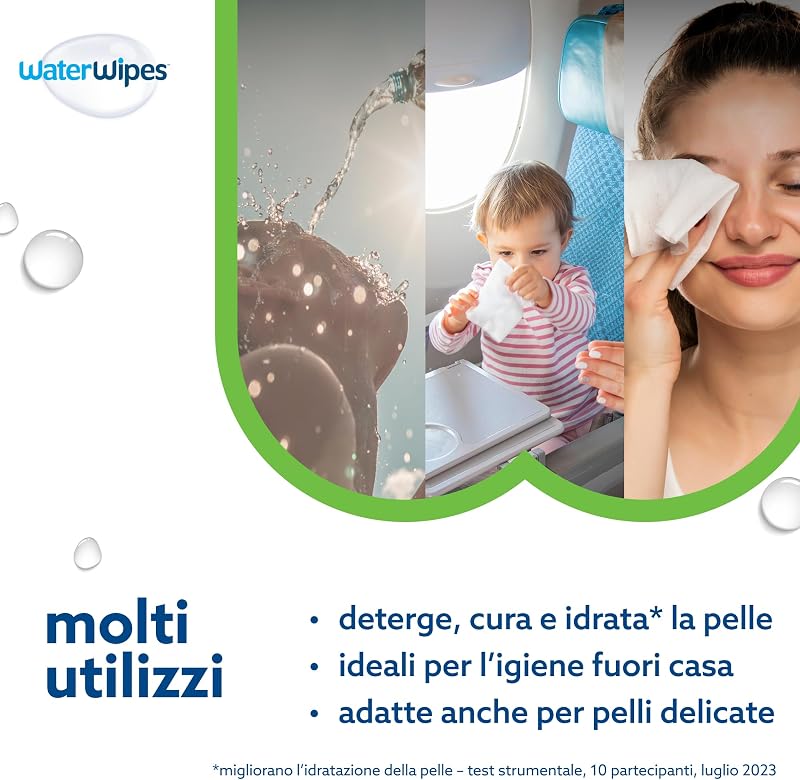 Sensitive + Hydrating Boost Wipes, 6 Confezioni