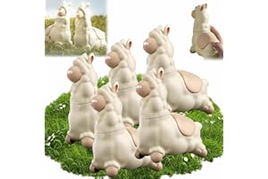 YEDVOG Spitting Llama Water Toy, Alpaca Interactive Water Sprayer, Push to Animal Shaped Water Sprayer, 45° Head Turning for Indoor & Outdoor Summer Cooling Fun (5PCS)