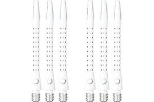 Red Dragon DRX White Re-Grooved Coated Aluminium Medium Shafts