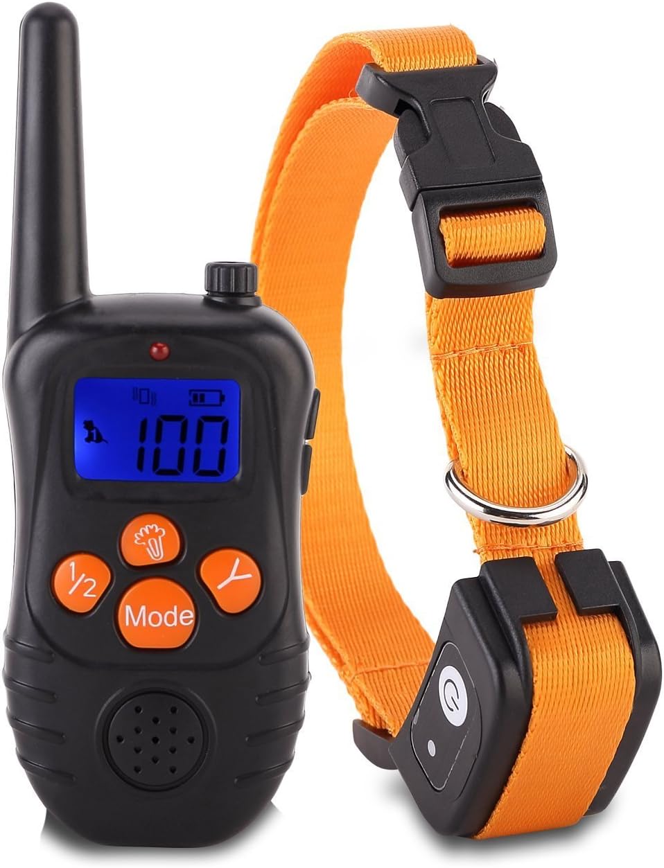 igingko Shock Collar for Dogs, Rechargeable Dog Barking Control Devices with 3 Training Modes, Beep, Vibration and Shock, IP67 Waterproof Bark Collars, 1000ft Remote Range, Dog Training E-Collar