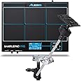 Alesis Sample Pad Pro + Multipad Clamp - Percussion and Sample-Triggering Instrument With Dual Zone Rubber Pads and Mounting System With Boom Arm