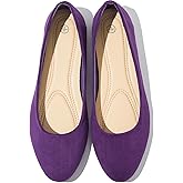 Shupua Flats for Women Round Toe Flat Shoes Dressy Black Ballet Flats Comfortable Womens Dress Shoes Ballerina Flats for Work