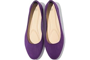 Shupua Flats for Women Round Toe Flat Shoes Dressy Black Ballet Flats Comfortable Womens Dress Shoes Ballerina Flats for Work