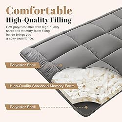 WhatsBedding Japanese Floor Mattress Futon Mattress