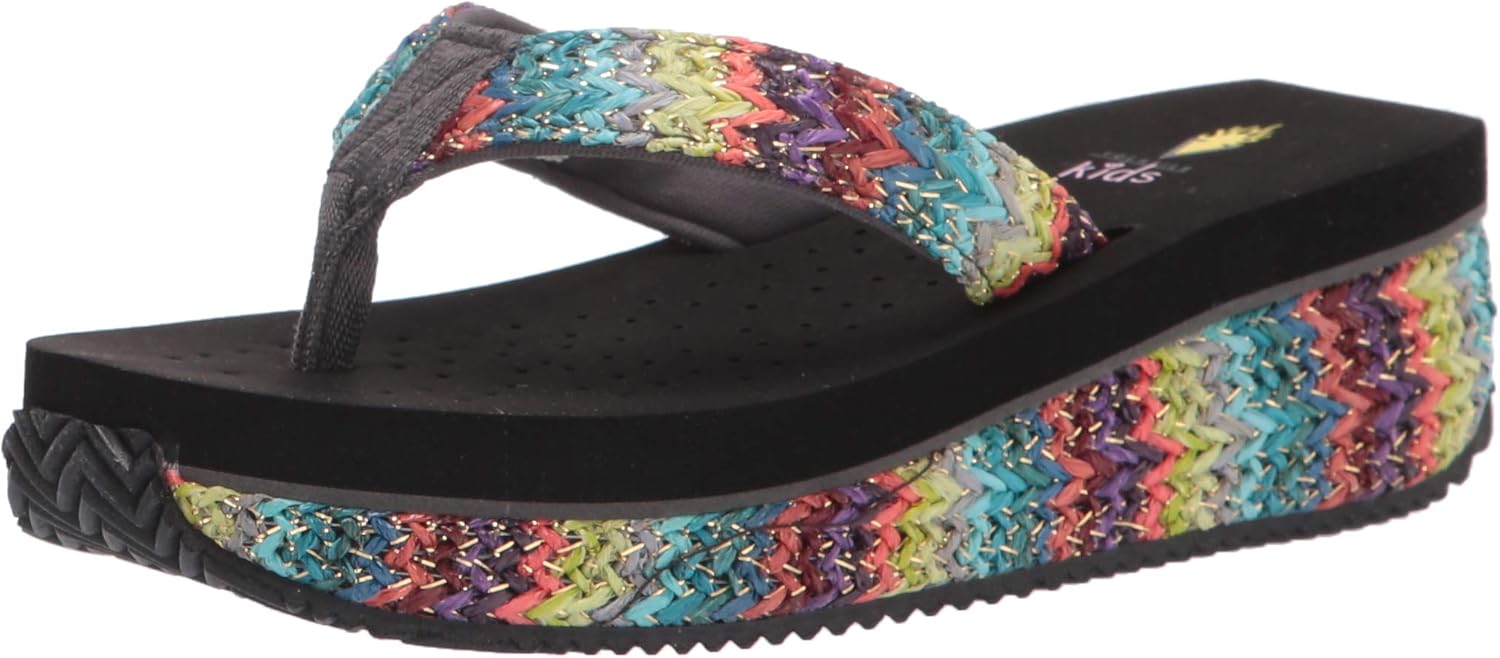 Volatile MAJESTIC Womens Rhinestone Thong Wedge Sandals - high quality - Women's Sandals Fashion 