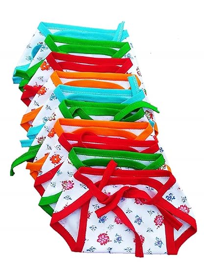Sunuo Washable Reusable Multicolour Hosiery Cotton Diapers,Nappy,Langot for New Born Baby