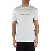 Armani Exchange Mens Lined Logo Tee