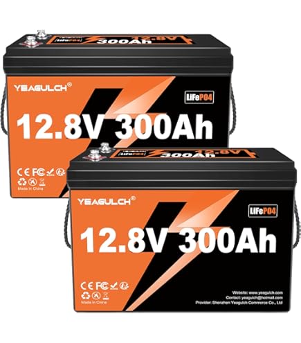 その他 Na Amazon.com: 3 Pack 12V 100Ah LiFePO4 Lithium Battery with 100A BMS