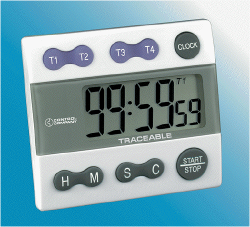 Control Company 5004 Traceable Four Channel Alarm Timer