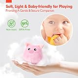 Hahaland Baby Toys 6-12 Months Farm Animals with Barn Rattle Crinkle Mirror view 5