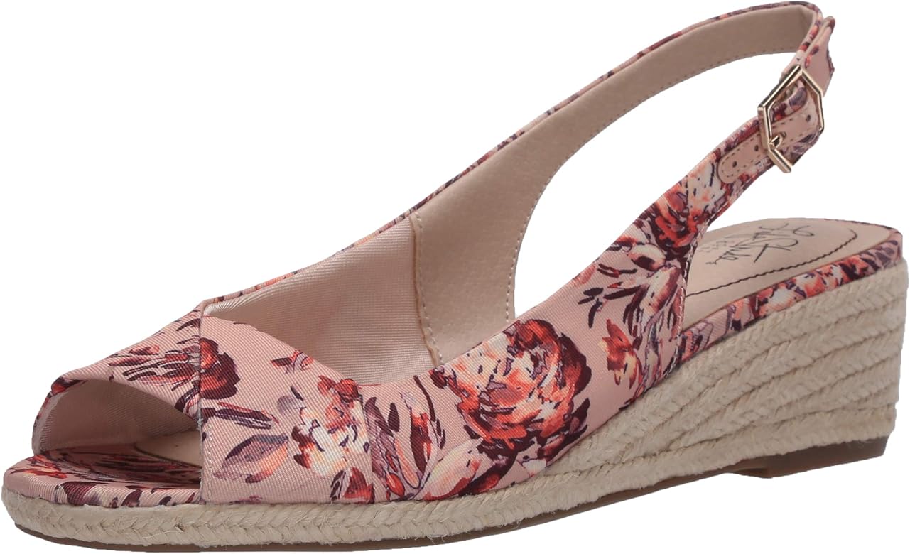 lifestride socialite espadrille wedge sandal
