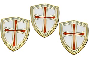 Novel Merk Sword, Shield, & Other – Medieval Armor Lapel Pin, Hat Pin & Tie Tack Set - with Clutch Back