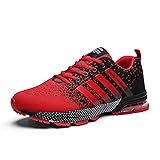 Huacud Men's Running Shoes Athletic Trail Sneakers