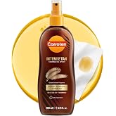 Carroten Intense Tanning Oil Spray, 6.7 oz + Wipe | Browning Oil Tan Accelerator, Vitamin E with Carrot &amp; Coconut Oils, Water-Resistant, Silky Hydration, Made in Greece