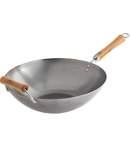 JOYCE CHEN Tempura-Gestell Für 35,6 Cm Woks – Edelstahl-Abtropfrost, Für Frittierte Speisen
