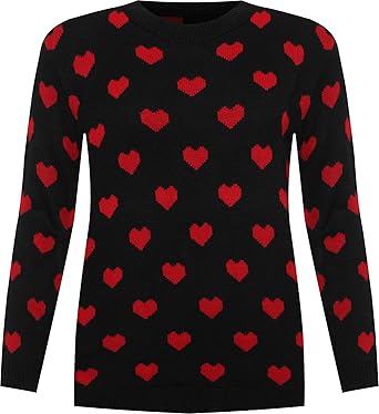 black and red jumper womens