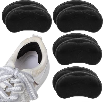 Sibba Heel Cushion Pads 4 Pair Self-Adhesive Heel Grips for Shoes Boots
