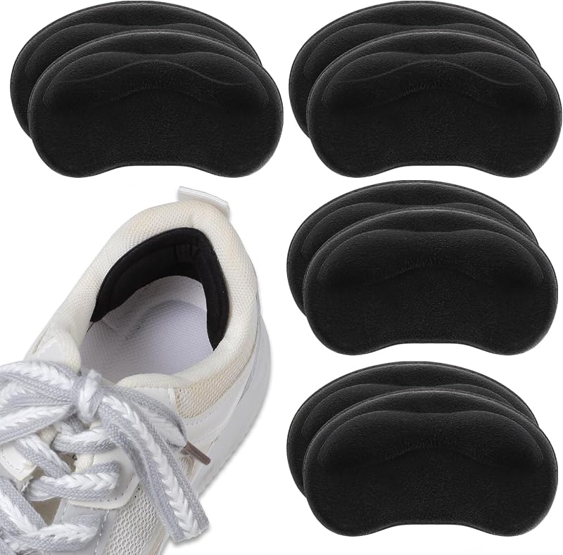 Sibba Heel Cushion Pads 4 Pair Self-Adhesive Heel Grips for Shoes Boots