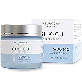 Neurogan GHK-Cu Copper Peptide Face Cream | 4% Peptides for Skin Firmness & Deep Hydration | Daily Facial Moisturizer with 2400 MG GHK-Cu, 2oz