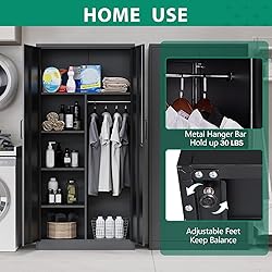 Letaya Metal Storage Cabinets Locker with Lock