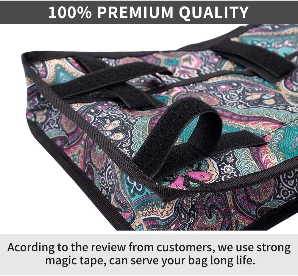 Walker Pouches, Tote Bag for Folding Walkers, Rollator or Scooter, Wheelchair Side Bag for Seniors, Provides Hands Free Storage for Handicap, Disabled, Walker Accessories: Health & Personal Care